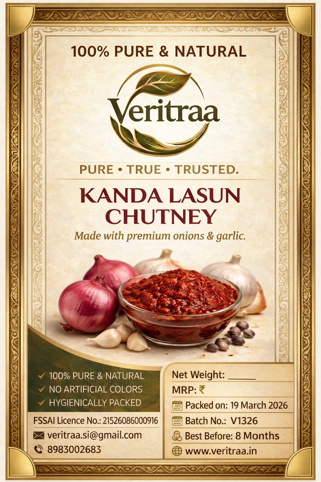 Kanda Lasun Chutney